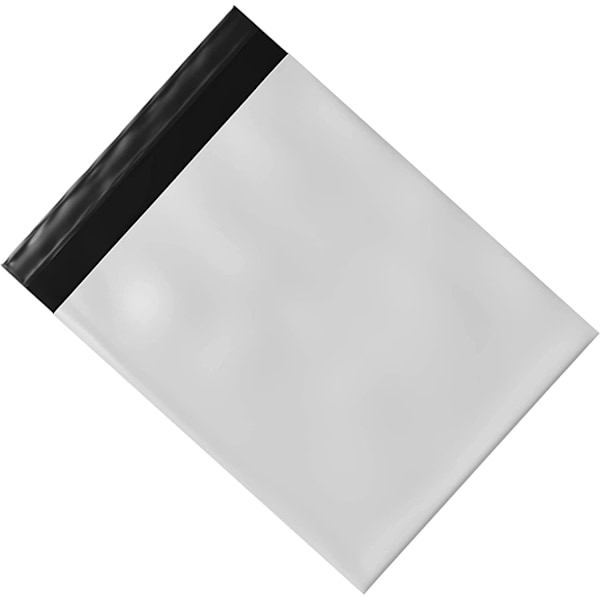 Matte selvklebende store fraktposer 100 plastposer for klær og dokumenter og porto