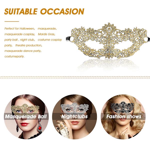 Voksen Maske Masquerade Mystisk Sjov Blonde Masker til Par Kvinder Mænd Blonde Hovedbeklædning Forklædning til Kostumer Fest Bal Prom Cosplay Fotooptagelse