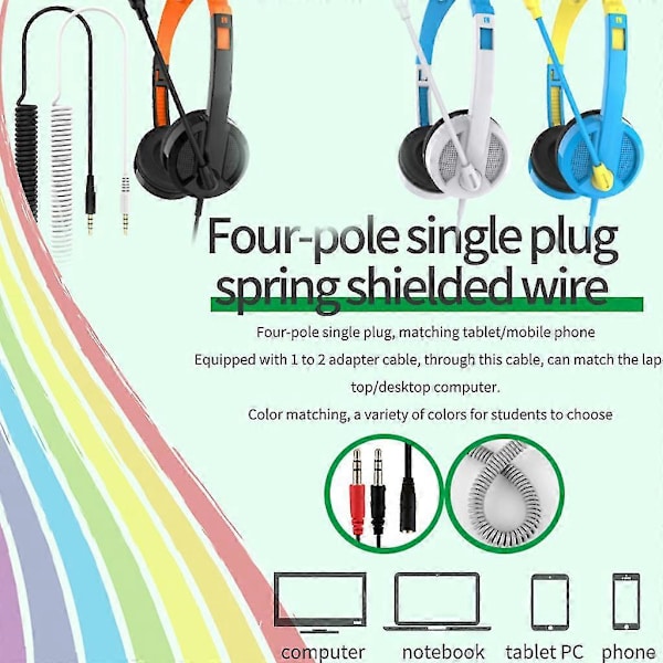 Hovedtelefoner med bløde ørekopper Super Cardioid Unidirectional mikrofoner