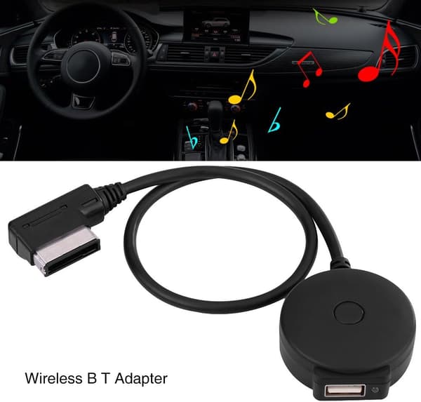 AMI MDI Bluetooth-musiikki AUX- ja USB-naaras USB-sovitin, after2009