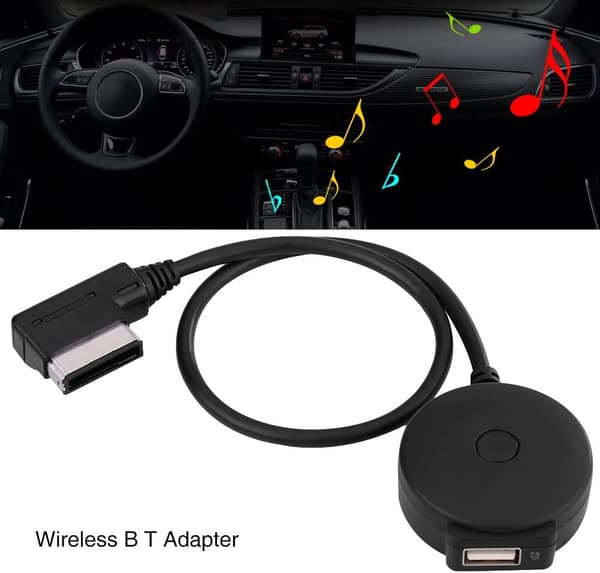 AMI MDI Bluetooth Musik AUX och USB hona USB-adapter, efter 2009