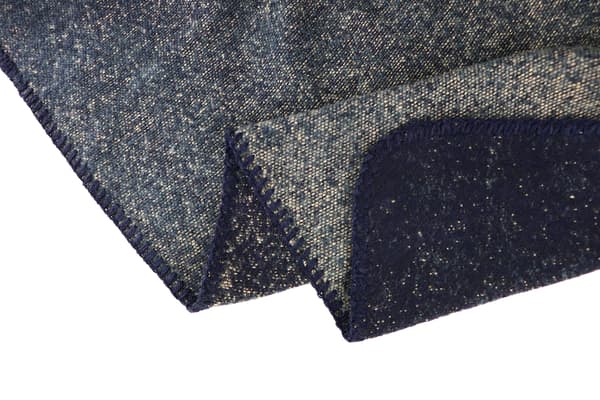 Kvinners Poncho Strikket Oversized Teppe Cape Skjerf Navy blue