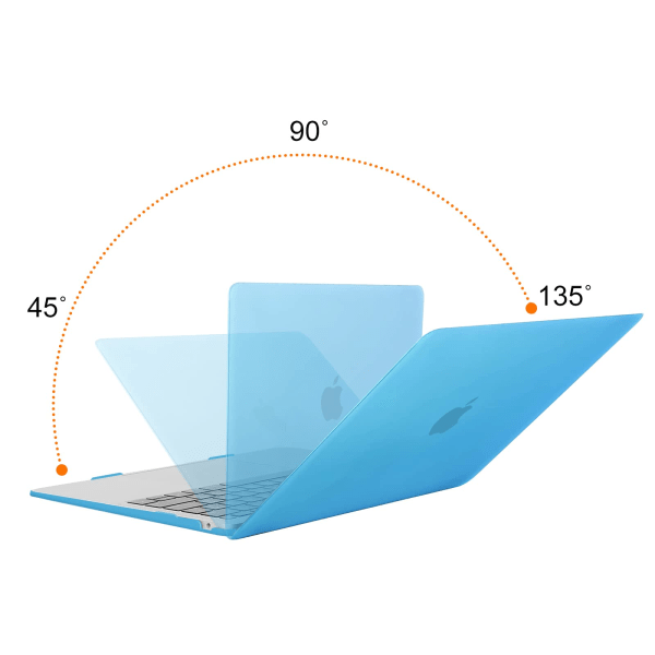 Shell-deksel for MacBook Air 13 tommers deksel A2337 A2179, blå