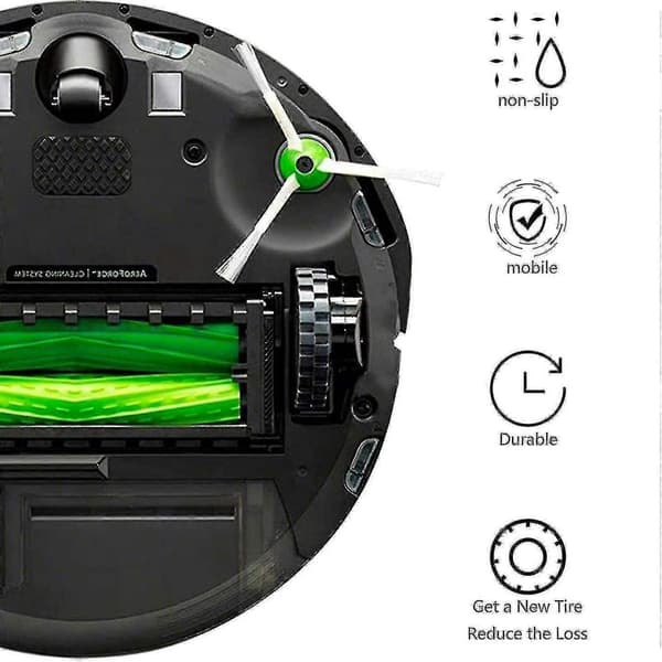 Dekk for Irobot Roomba hjul 500, 600, 700, 800 og 900-serien