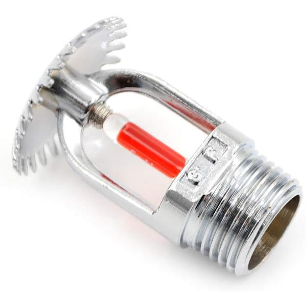 Standard opprettstående brannsprinklerhode 1/2npt 68 grader Celsius for brannslukkingssystem