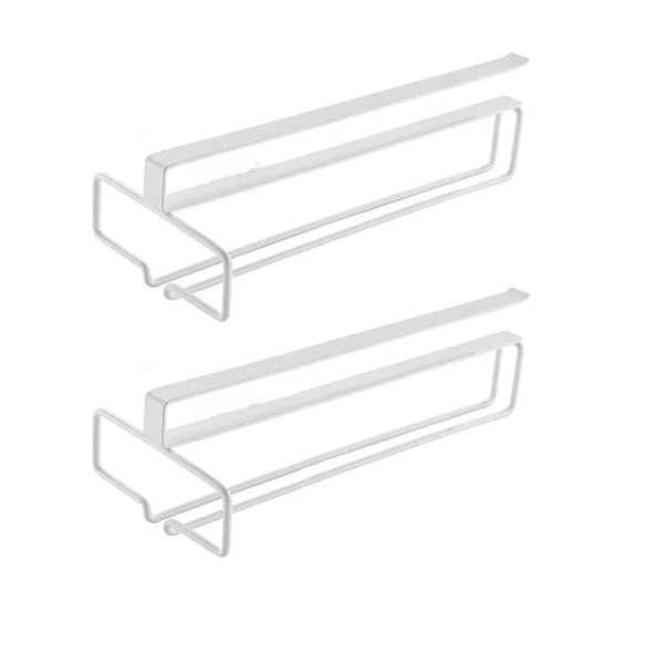 2 stk Vinglassholder Skap Vinstativ Ingen Boring, Hvit