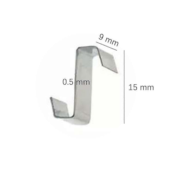 Have Rustfrit Stål Drivhus Glas W Z Type Clips