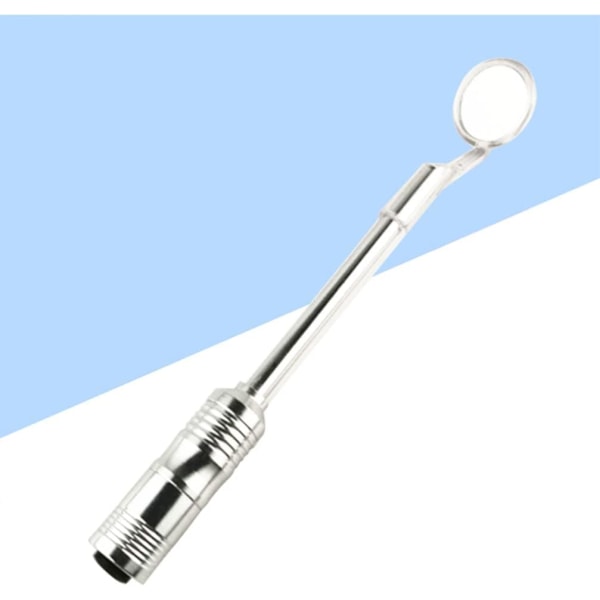 Tandspegel med ljus - Tandspegel i rostfritt stål för tänder, Anti-Imma Tandspegel med LED-ljus, Munspegel Tandläkare Munvårdsverktyg