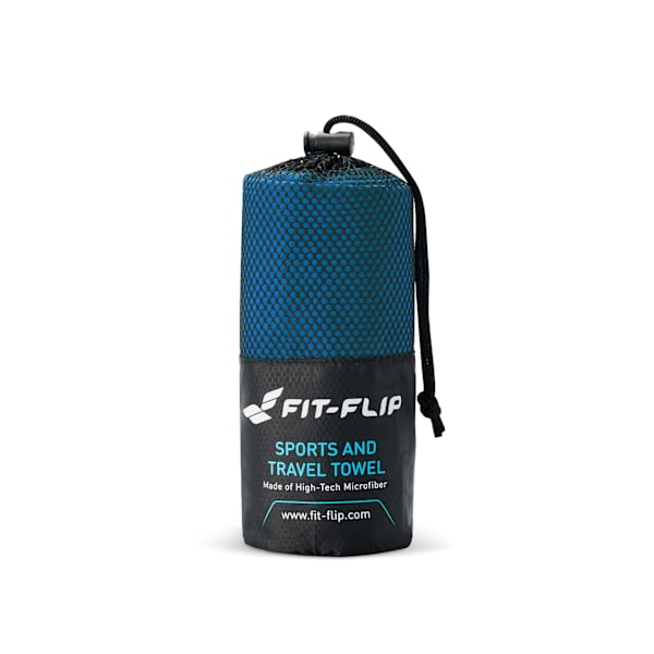Mikrofiberhandduk - sport handduk, strandhandduk blue