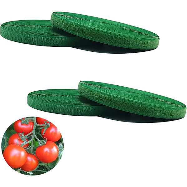 Plantebånd, gjenbrukbare, borrelås, 5 m lengde x 4 stykker