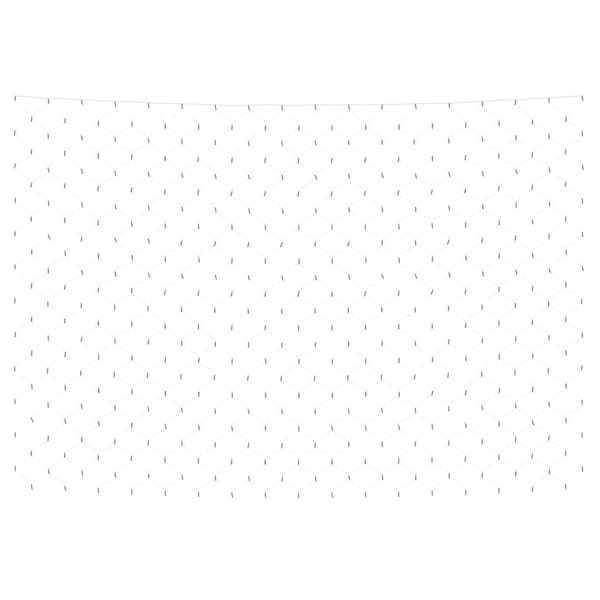 vidaXL Lysnet Varm Hvid 4x6 m 544 LED-lys Indendørs/Udendørs Hvid White