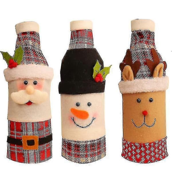 Jul Vinflaskor Dekorationspåsar, Juldekorationspresent