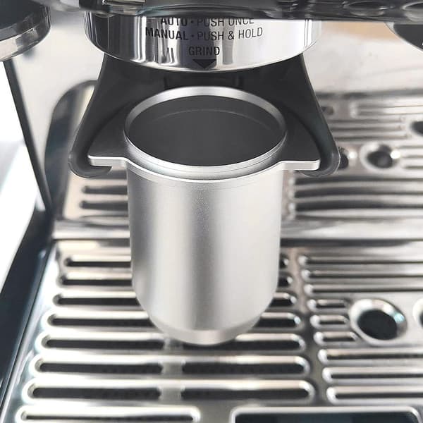 54 mm kaffedoseringskopp i aluminium, silver