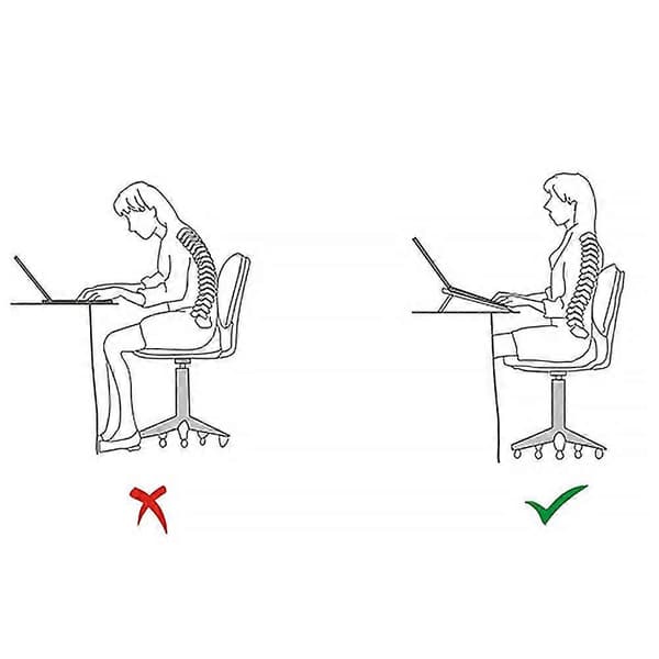 Moderne Laptop Stativ Studie Arbeid Varmeavledning Laptop Stativ Med Justerbar Multi Grad Design Bl