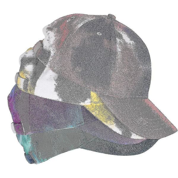 Klassisk baseballkeps, män kvinnor utomhussporter justerbar enfärgad hatt orange