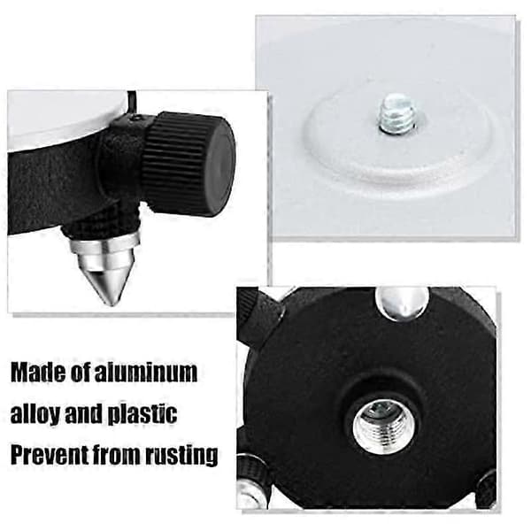 360Adjust Laser Niveau Adapter Roterende Base til Laser Niveau Tripod Connector Pivoterende Base Finjustering