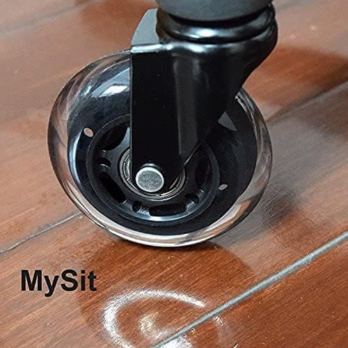 10mm stolshjul för kontorsstolar, skyddar trägolv