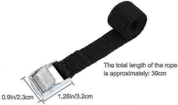 10 st Spännband 2*39cm Fästkit för Motorcykel/Bil/Cykelbärare Klämrem Max Last 500kg