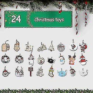 Jule Blind Box Julekalender 24 Vedhæng Julegaveæske @bugu