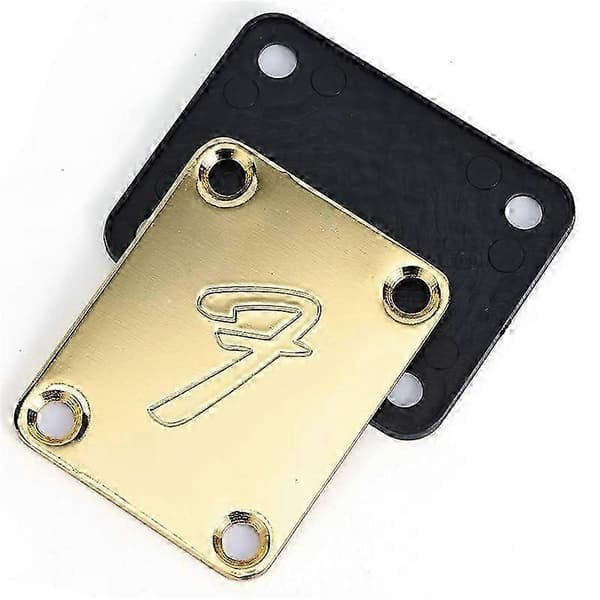 70'er 4-bolts guitarhalsplade med skruer.