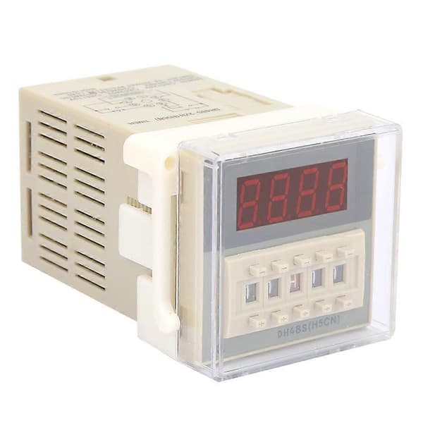 DH48S-2ZH 8-stifts LCD Digital Timer Tidsrelämodul 0,01S-99H99M (220VAC)
