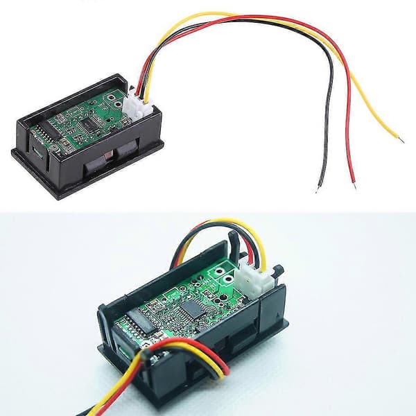 DC 0.0000-3.0000A Amperemeter Digitalt Display mA Digitalt Amperemeter 0.36 Tommer Rød LED