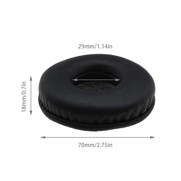 1 par øreputer erstatning kompatibel med WH-XB700 75mm A