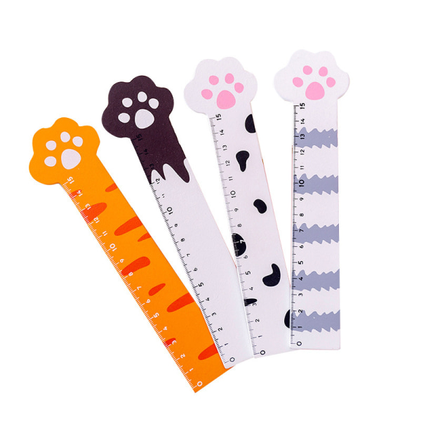 15cm lineal Kids lineal lineal Kids lineal de madera 4pcs