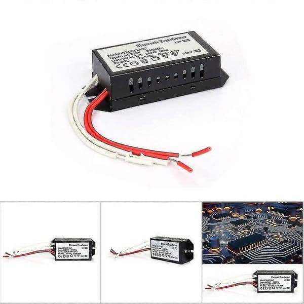 220V till 12V Elektronisk Transformator Spänningsomvandlare Smart Strömförsörjningsdrivrutin