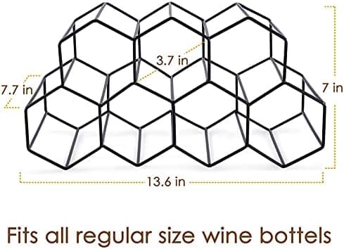 7 pullon viinipulloteline - Vapaasti seisova viinipulloteline