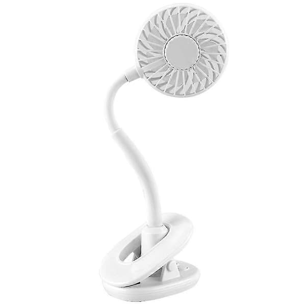 Clip-on USB-ventilator, fleksibel mini-ventilator, personlige elektriske bordventilatorer