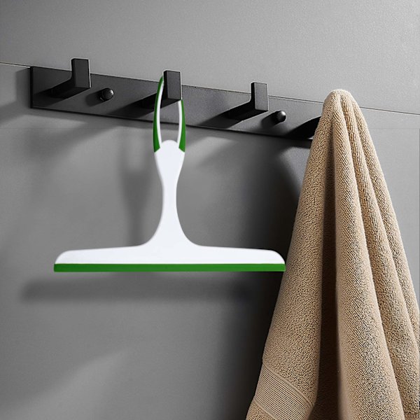 2PCS Squeegee, 22 x 27cm Fönsterglas Rengöringsskrapa (Grön/Blå)