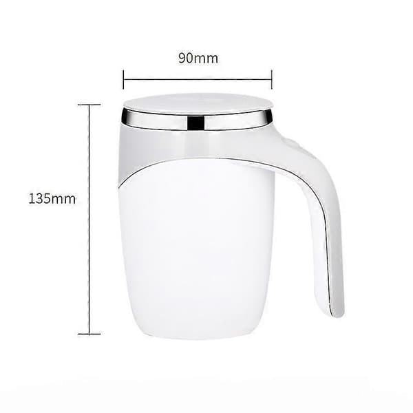 Automatisk omrörningskopp Rostfritt stål Lat Magnetiserad kopp Automatisk magnetisk kopp Bärbar kaffekopp Mugg