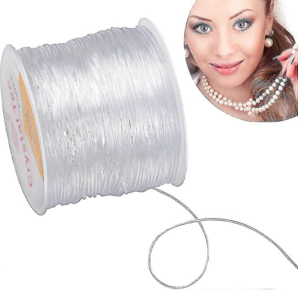Elastiske perletråder 0,8 mm elastisk perletråd smykker krystalltråd