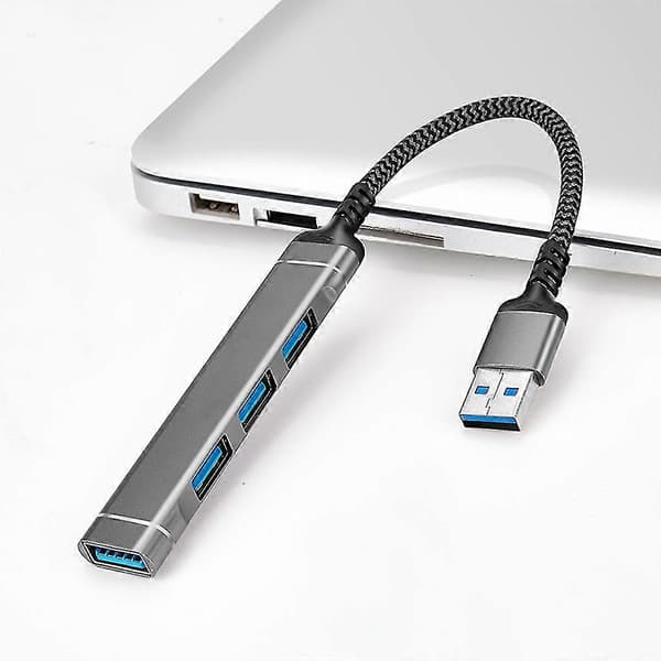 1x3.0+3x2.0 Usb Hub 4 Port Multi Splitter Adapter Til Pc Computertilbehør