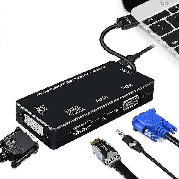 Audio 3,5 mm mikrofonadapterkabel - Vit