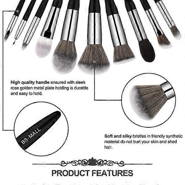BS06 - BS-MALL 16 stk. eksklusive Make-up / makeup børster af bedste kvalitet