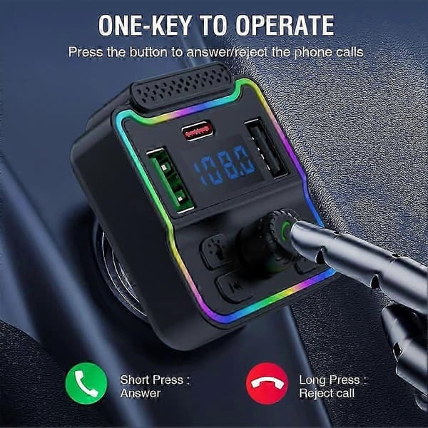 Bluetooth bilafspiller MP3-afspiller støjreduktion biltelefonoplader