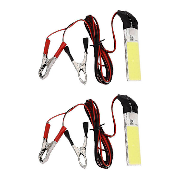 2x Led Udendørs Lys Cob Campinglys Bærbar Nødlys
