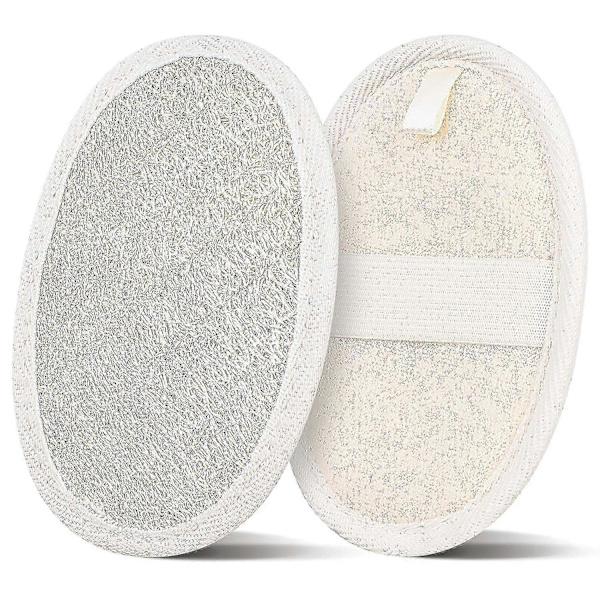 2-pakning Loofah Svampputer