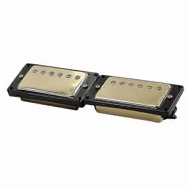 Dubbelspole Humbucker Pickups för Elgitarr, 50+52mm Guld LP Stil