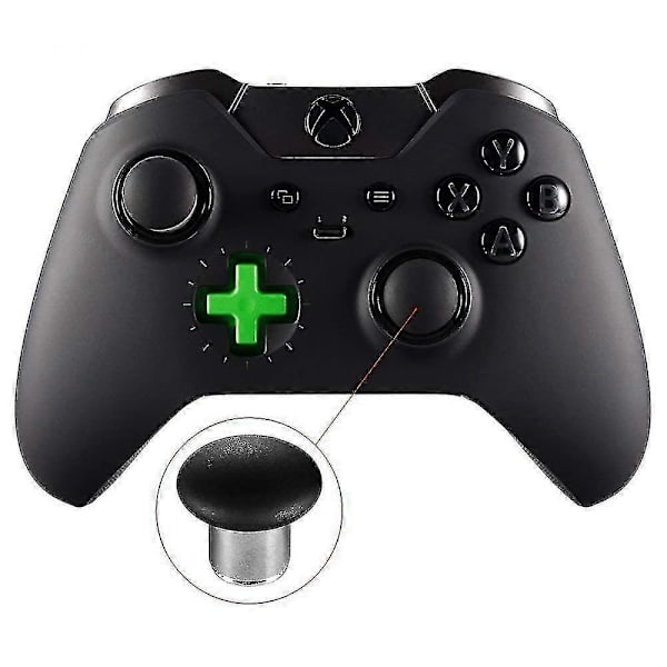 6-i-1 udskiftelige tommelfingergreb reservedele kompatible med One Elite Controller - Sort