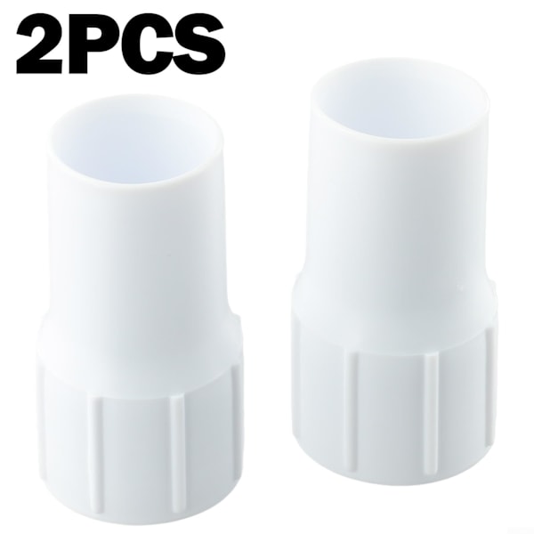 Förpackning med 2 plastmuffar för poolslang - 38 mm