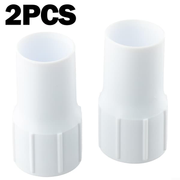 Pakke med 2 plastik erstatningsmuffer til poolslange - 38 mm