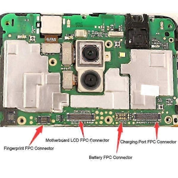 För Huawei P30 10st Moderkort LCD Display FPC-kontakt
