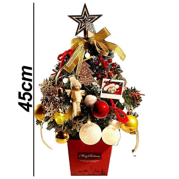 Juletre for skrivebord, Mini juletrepynt, Julepynten for bord, skrivebord og disk style 2