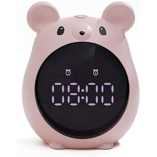 Kids Children Sleep Training LED Night Light Temperature Display Alarm Clock Cartoon Electronic Clock Smart Sleep Alarm Clock