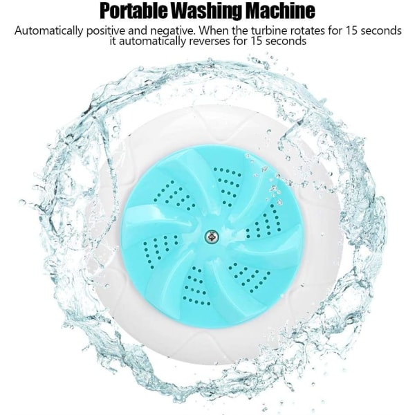 Mini tvättmaskin - hushållsturbo tvättmaskin (grön)