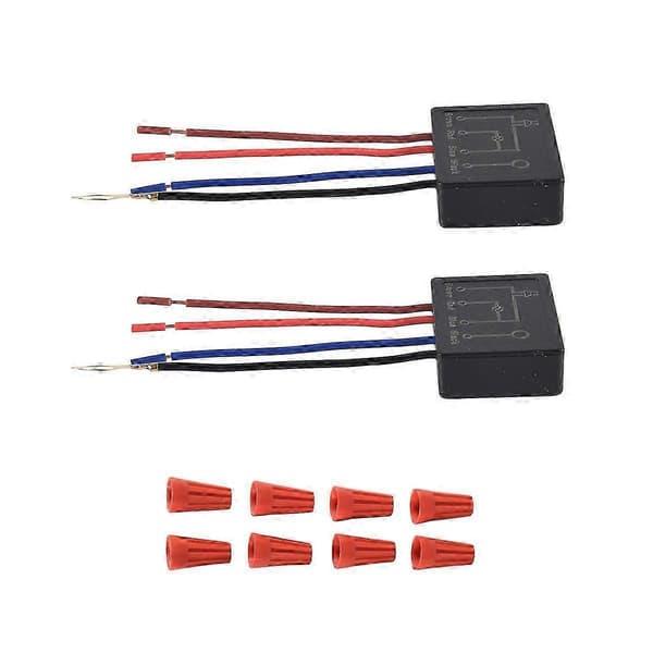 Berøringslampebryter 2-pakning, berøringslampekontrollmodul for dimbar LED