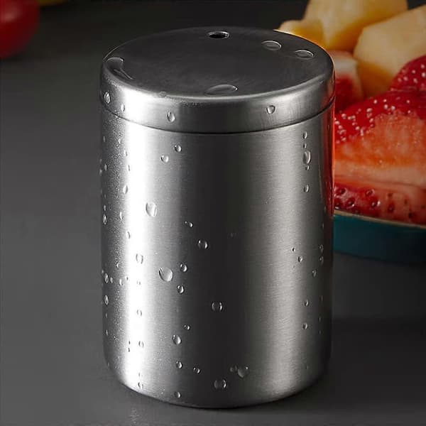 1 stk. tandstikholderdispenser i rustfrit stål, høj kapacitet, tyk